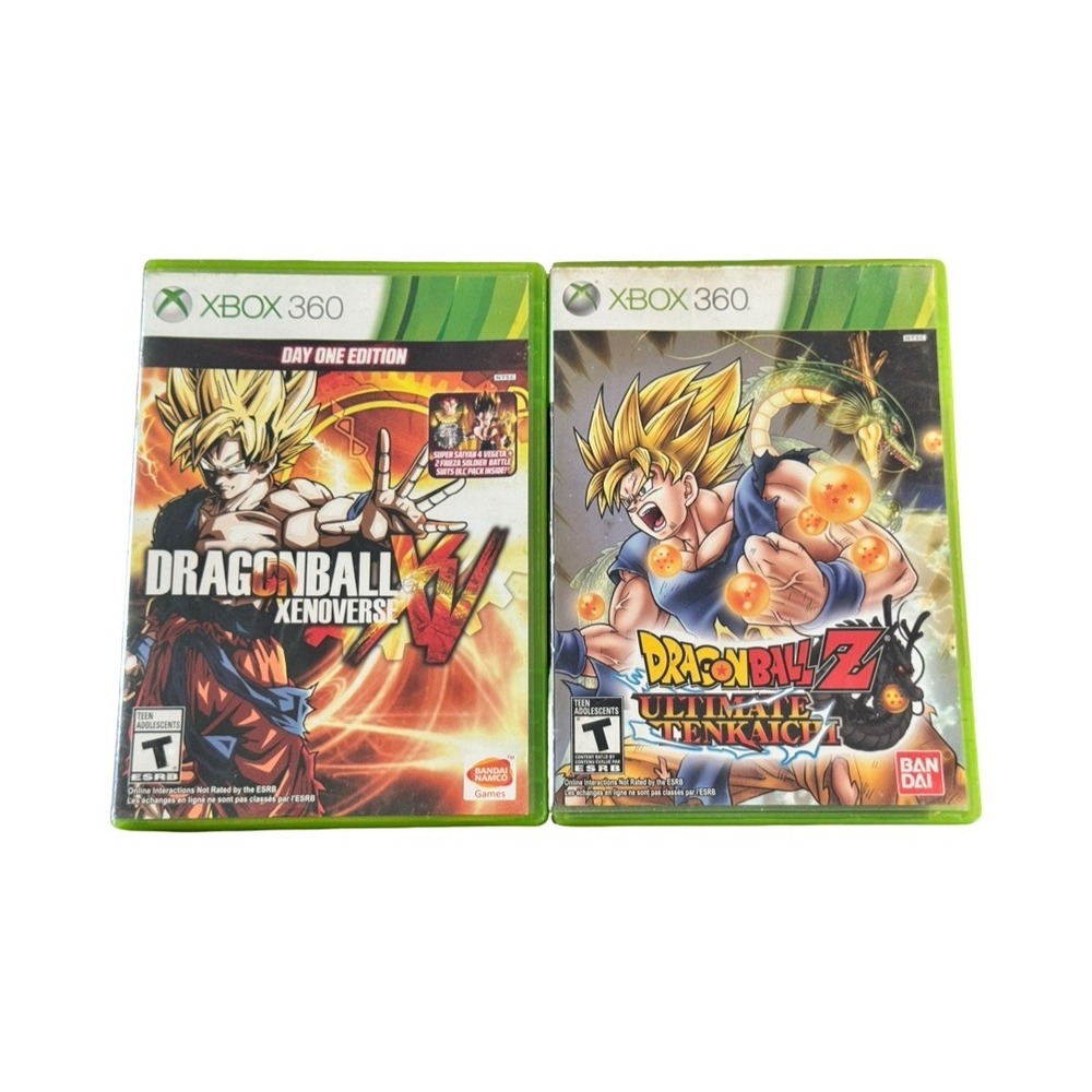 Dragon Ball Xenoverse Day One & DBZ Ultimate Tenkaichi Xbox 360 Bundle Fighting